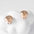 Picture of Impressive Rose Gold Plated Zinc Alloy Stud Earrings with Low MOQ
