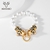 Picture of Top Artificial Pearl Zinc Alloy Fashion Bangle