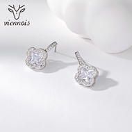 Picture of Reasonably Priced Platinum Plated Copper or Brass Stud Earrings for Female