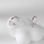 Show details for Latest Medium White Stud Earrings
