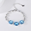 Show details for Durable Small Zinc Alloy Fashion Bracelet in Flattering Style