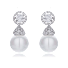 Show details for Unusual Medium Copper or Brass Dangle Earrings