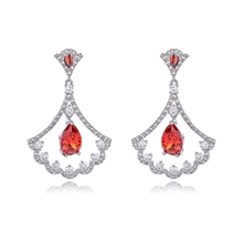 Show details for New Cubic Zirconia Luxury Dangle Earrings