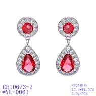 Picture of Luxury Medium Dangle Earrings with Speedy Delivery