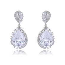 Show details for Amazing Medium White Dangle Earrings