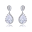 Show details for Amazing Medium White Dangle Earrings