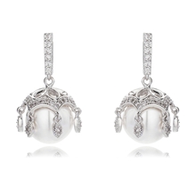 Show details for Luxury Cubic Zirconia Dangle Earrings From Reliable Factory