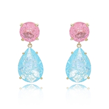 Show details for Buy Gold Plated Copper or Brass Dangle Earrings with Low Cost