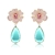 Picture of Staple Medium Pink Dangle Earrings