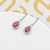 Picture of Bulk Platinum Plated Cubic Zirconia Dangle Earrings at Super Low Price