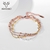 Picture of Hypoallergenic Multi-tone Plated Zinc Alloy Fashion Bracelet from Certified Factory