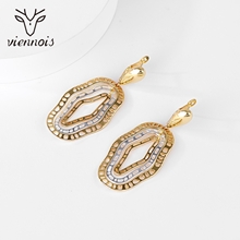Show details for Hypoallergenic Gold Plated Dubai Dangle Earrings from Certified Factory