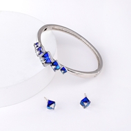 Show details for Fashion Platinum Plated 2 Piece Jewelry Set with Beautiful Craftmanship