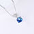 Picture of Unusual Small Platinum Plated Pendant Necklace Factory Direct