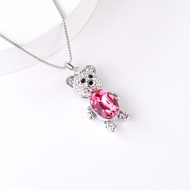 Show details for Zinc Alloy Animal Pendant Necklace in Flattering Style