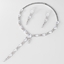 Show details for Luxury White 2 Piece Jewelry Set for Her