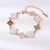 Picture of Nickel Free Rose Gold Plated Casual Fashion Bracelet Online Shopping