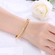 Picture of Copper or Brass Delicate Fashion Bangle From Reliable Factory