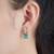 Picture of Brand New Green Delicate Stud Earrings in Flattering Style