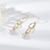 Picture of Famous Artificial Pearl Small Dangle Earrings