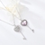 Picture of Love & Heart Pink Pendant Necklace with Fast Delivery