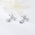 Picture of Wholesale Platinum Plated Zinc Alloy Stud Earrings with No-Risk Return