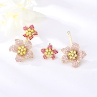 Picture of Charming Pink Luxury Dangle Earrings As a Gift