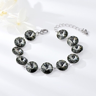 Show details for Irresistible Black Zinc Alloy Fashion Bracelet As a Gift