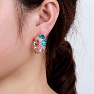 Picture of Copper or Brass Luxury Dangle Earrings at Super Low Price