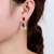 Picture of Low Cost Platinum Plated Copper or Brass Dangle Earrings with Low Cost