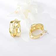 Picture of Featured Gold Plated Zinc Alloy Stud Earrings with Full Guarantee