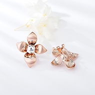 Picture of Dubai Gold Plated Stud Earrings with Speedy Delivery