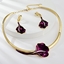 Show details for Great Value Purple Dubai 2 Piece Jewelry Set with Full Guarantee