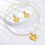 Show details for Sparkling Casual Medium Necklace and Earring Set