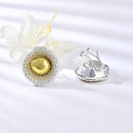 Picture of Multi-tone Plated Classic Stud Earrings Exclusive Online