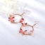 Show details for Featured Pink Zinc Alloy Dangle Earrings in Exclusive Design