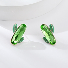 Show details for Zinc Alloy Green Stud Earrings at Great Low Price