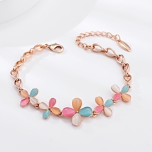 Show details for Famous Flower Zinc Alloy Fashion Bracelet