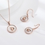 Show details for Eye-Catching White Classic 2 Piece Jewelry Set with Member Discount