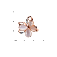 Picture of Cost Effective Rose Gold Plated Floral Stud