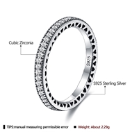 Picture of Bulk Platinum Plated Cubic Zirconia Fashion Ring Exclusive Online