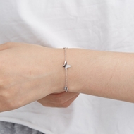 Picture of Attractive Platinum Plated Small Fashion Bracelet For Your Occasions