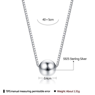 Picture of Reasonably Priced Platinum Plated 925 Sterling Silver Pendant Necklace with Low Cost
