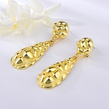 Show details for Dubai Gold Plated Dangle Earrings with Fast Delivery