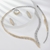 Picture of Good Quality Cubic Zirconia Luxury 4 Piece Jewelry Set