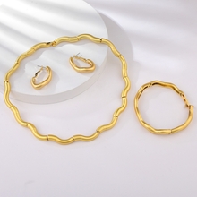 Show details for Zinc Alloy Gold Plated 3 Piece Jewelry Set with Full Guarantee