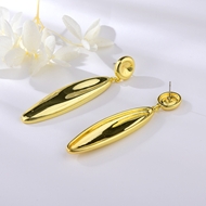 Picture of Eye-Catching Gold Plated Big Dangle Earrings with Member Discount