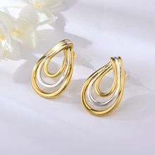 Show details for Zinc Alloy Dubai Big Stud Earrings with Full Guarantee