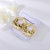 Picture of Irresistible Gold Plated Dubai Big Stud Earrings As a Gift