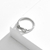 Picture of Small White Fashion Ring of Original Design